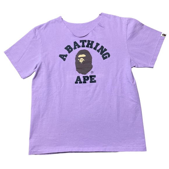 Bape Other - Vintage 90s A Bathing Ape BAPE T Shirt Purple Single Stitch Men's Large